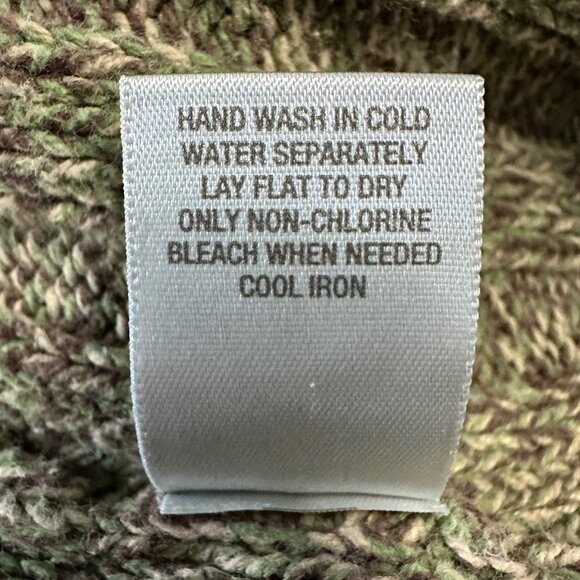 Dressbarn size XL variegated avocado green open Cardigan. - Picture 5 of 6